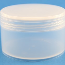 200ml Natural Low Profile Polypropylene Jar with 90mm Twist Off Neck
